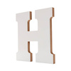 Lettera decorativa 25 cm in MDF per sublimazione - H