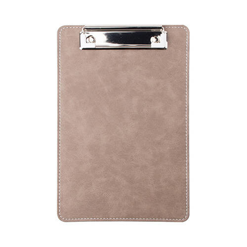 Portablocco in pelle A5 per sublimazione - grigio