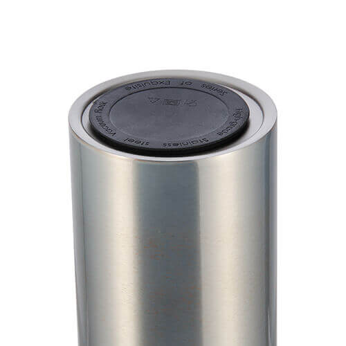 Borraccia termica da 500 ml in acciaio inossidabile - Argento - Stampa sublimatica a trasferimento termico