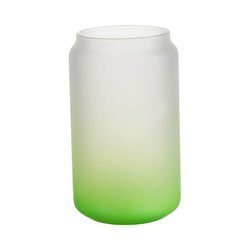 Vetro smerigliato da 400 ml per sublimazione - sfumatura verde