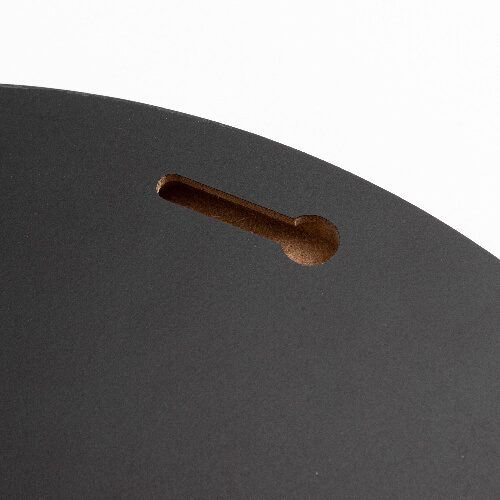 Cornice in MDF con bordo nero per sublimazione - ∅ 30,5 cm