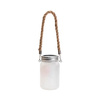 Lanterna da 450 ml con manico in corda
