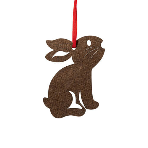 Pendente in MDF su un lato per sublimazione - lepre