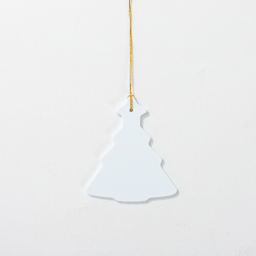 Ciondolo in plastica per sublimazione - albero di Natale