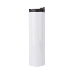 Borraccia in acciaio inossidabile da 600 ml per sublimazione - bianco