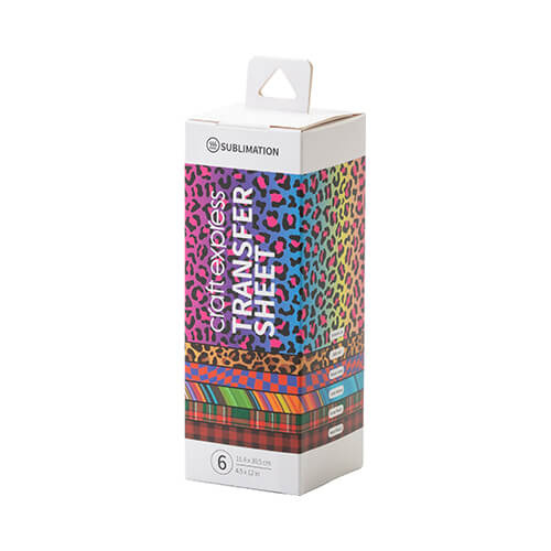 Set di fogli di trasferimento B 30,5 x 11,4 cm - 6 pz.