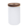 Contenitore in vetro da 750 ml con coperchio in legno per sublimazione