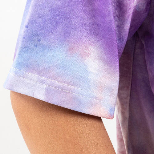 T-shirt Cotton-Like Bleached Mist Lavender per sublimazione