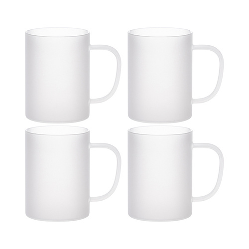 Set di 4 bicchieri con manico 450 ml stampabile