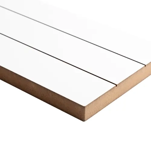 Portafoto rettangolare in MDF, a righe, 30 x 12,7 cm