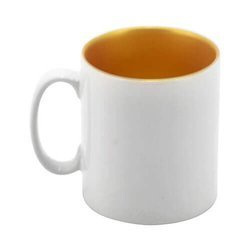 Tazza 300 ml con interno dorato, lucido Sublimazione Termostampa