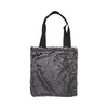 Borsa con paillettes bicolore 35 x 38 cm per sublimazione - nera