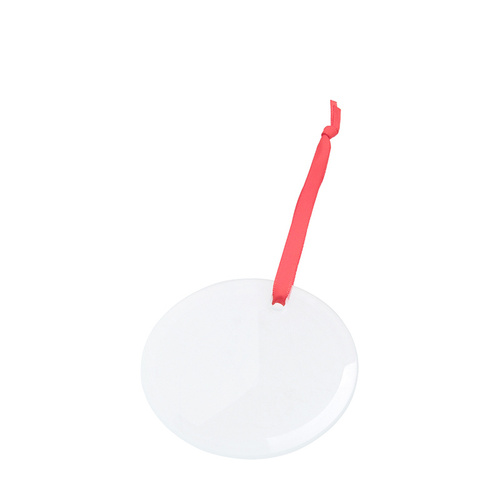 Set di 25 appendini rotondi in vetro per la stampa