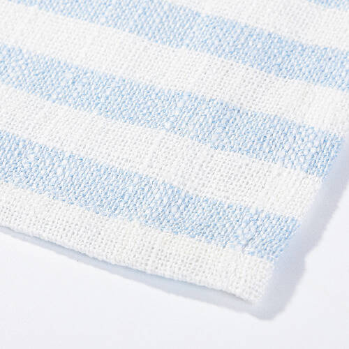Tovaglietta in tela 50 x 35,5 cm crema con strisce blu per sublimazione