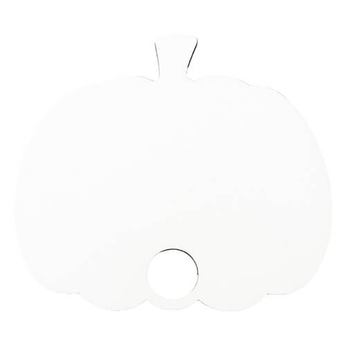 Targhetta con nome in fibra di legno per tazza 780 / 900 / 1050 / 1260 ml per sublimazione - zucca