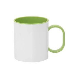 Tazza di plastica 330 ml FUNNY verde Sublimazione Termostampa