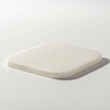 Sottobicchiere 10 x 10 cm in marmo bianco e sughero per sublimazione - quadrato