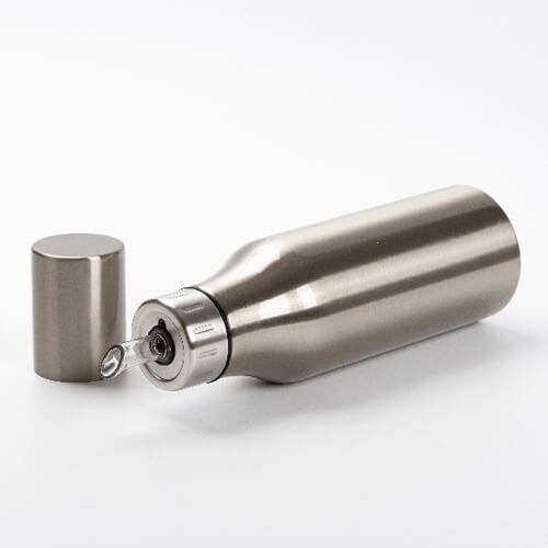 Dispenser per olio in acciaio inossidabile da 750 ml per sublimazione - argento