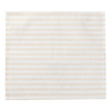 Tovaglietta in tela 45 x 40 cm crema con strisce giallo per sublimazione