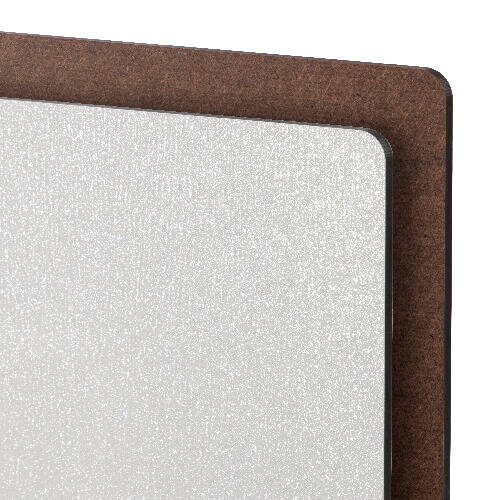 Foglio di fibra di legno premium per sublimazione 20,5 x 30,5 cm - Glitter argento