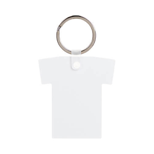 Portachiavi in ​​plastica per sublimazione - T-shirt