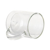 Mug in vetro da 330 ml con doppia parete per sublimazione