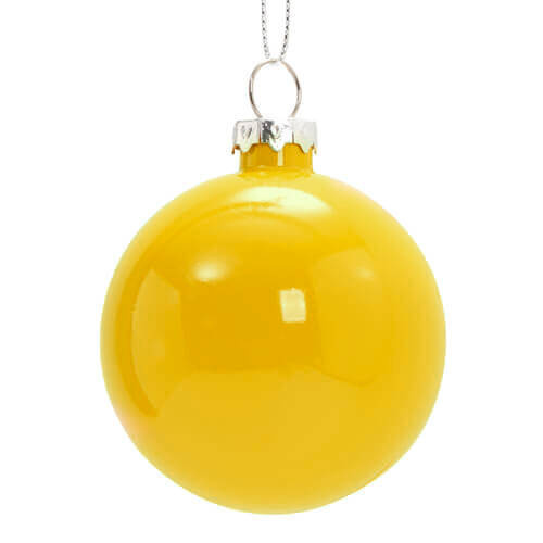 Guaina per albero di Natale Ø 6 cm per sublimazione - giallo lucido