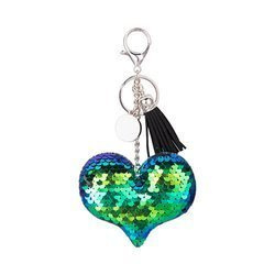 Portachiavi sublimazione - cuore verde