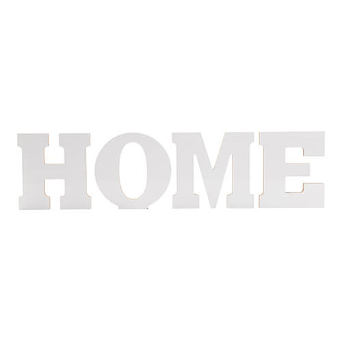 Lettere decorative da 25 cm in MDF per sublimazione - HOME