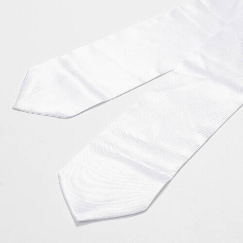 Cravatta bianca 89 x 9,5 cm per sublimazione