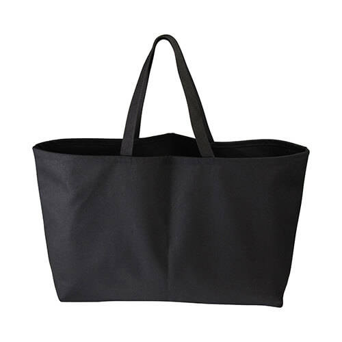 Borsa in tela nera 63,5 x 37 cm per trasferimento termico