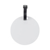 Etichetta bagaglio in plastica per sublimazione - cerchio