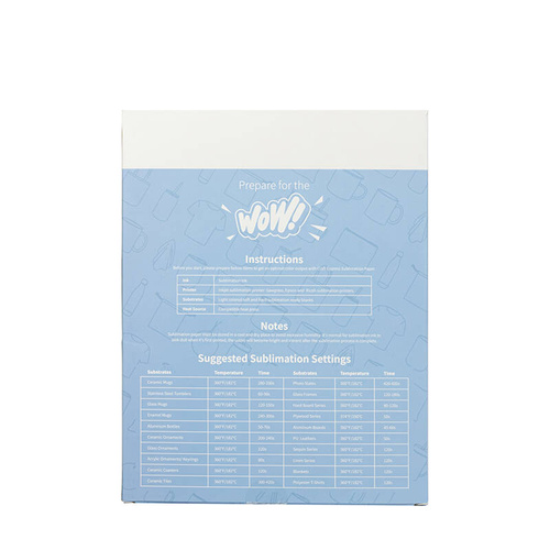 Carta sublimatica 216 x 279 mm Craft Express - 110 fogli