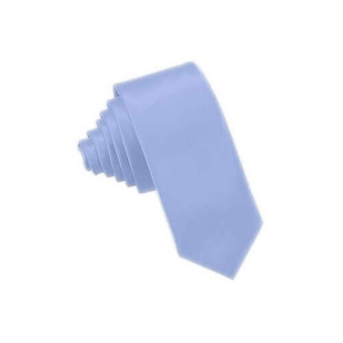 Cravatta di colore blu chiaro per sublimazione di trasferimento termico