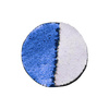 Patch paillettes bicolore da sublimare - cerchio blu Ø 19