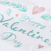 Foglio grande con zirconi per trasferimento termico - Happy Valentine's Day