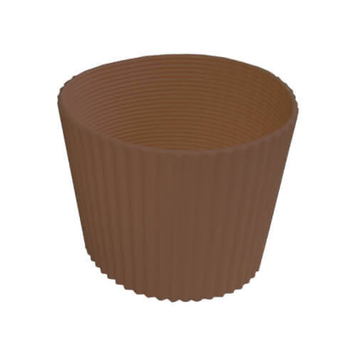 Fascia in Gomma Marrone per Bicchiere termico ECO 