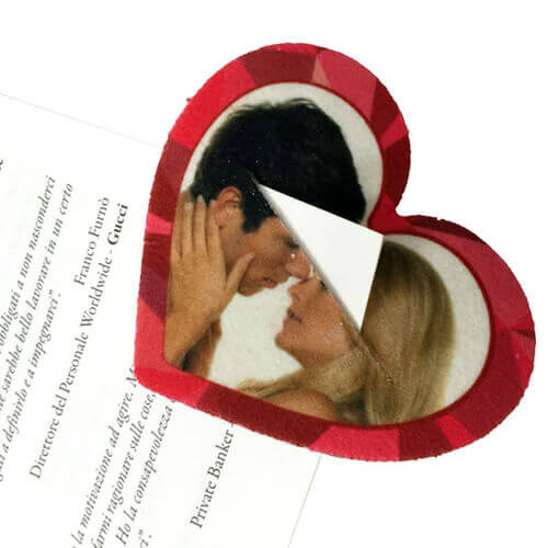 Segnalibro in feltro per sublimazione - cuore
