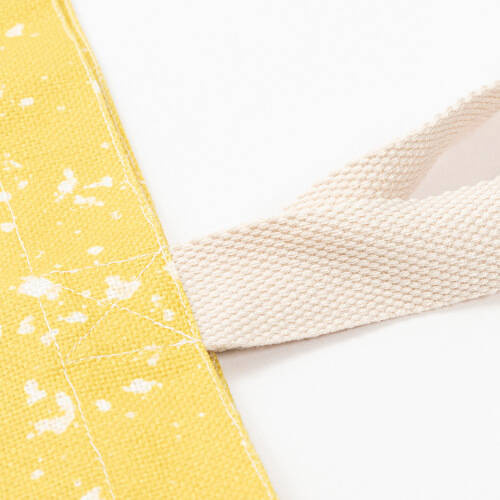 Borsa a tracolla Starry Yellow sbiancata per sublimazione