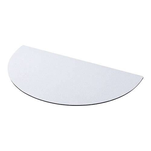 Un inserto in feltro per uno zerbino semicircolare a sublimazione