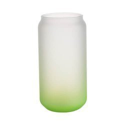 Vetro smerigliato da 550 ml per sublimazione - sfumatura verde