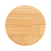 Apribottiglie rotondo in bambù ∅ 8 cm per sublimazione