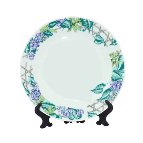 Piatto 18 cm con Supporto Sublimazione Trasferimento termico