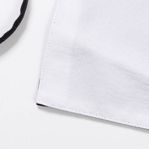 Grembiule nero con tre tasche per adulti per sublimazione