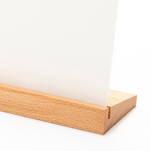 Cornice in vetro con base in legno con sublimazione - 20,3 x 25,4 cm