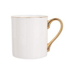 Tazza 300 ml con bordo e manico dorato Sublimazione Termostampa