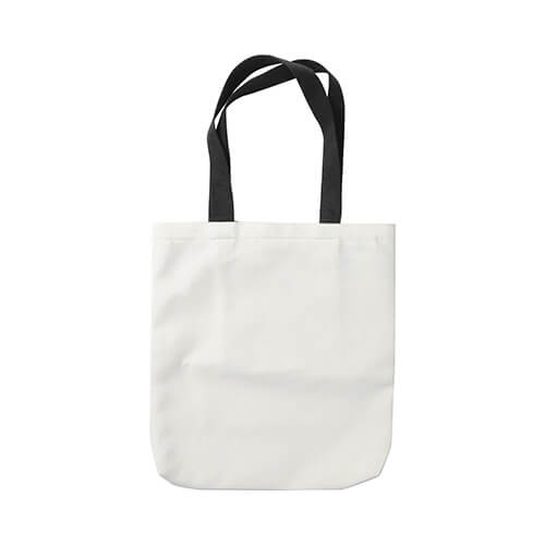 Borsa shopping 38 x 59 cm con manici neri per sublimazione