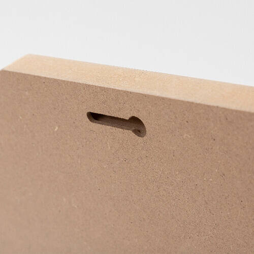 Portafoto esagonale in MDF per sublimazione - 25,4 x 30,5 cm