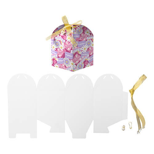 Confezione decorativa per sublimazione - 9 x 9 x 13 cm