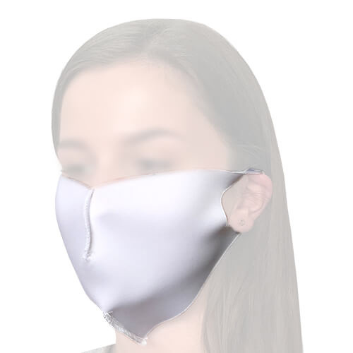 Maschera facciale in schiuma 3D per sublimazione